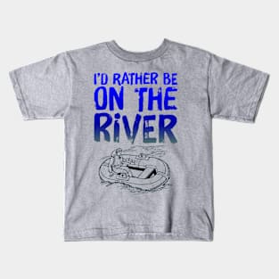 Fishing on the River Kids T-Shirt